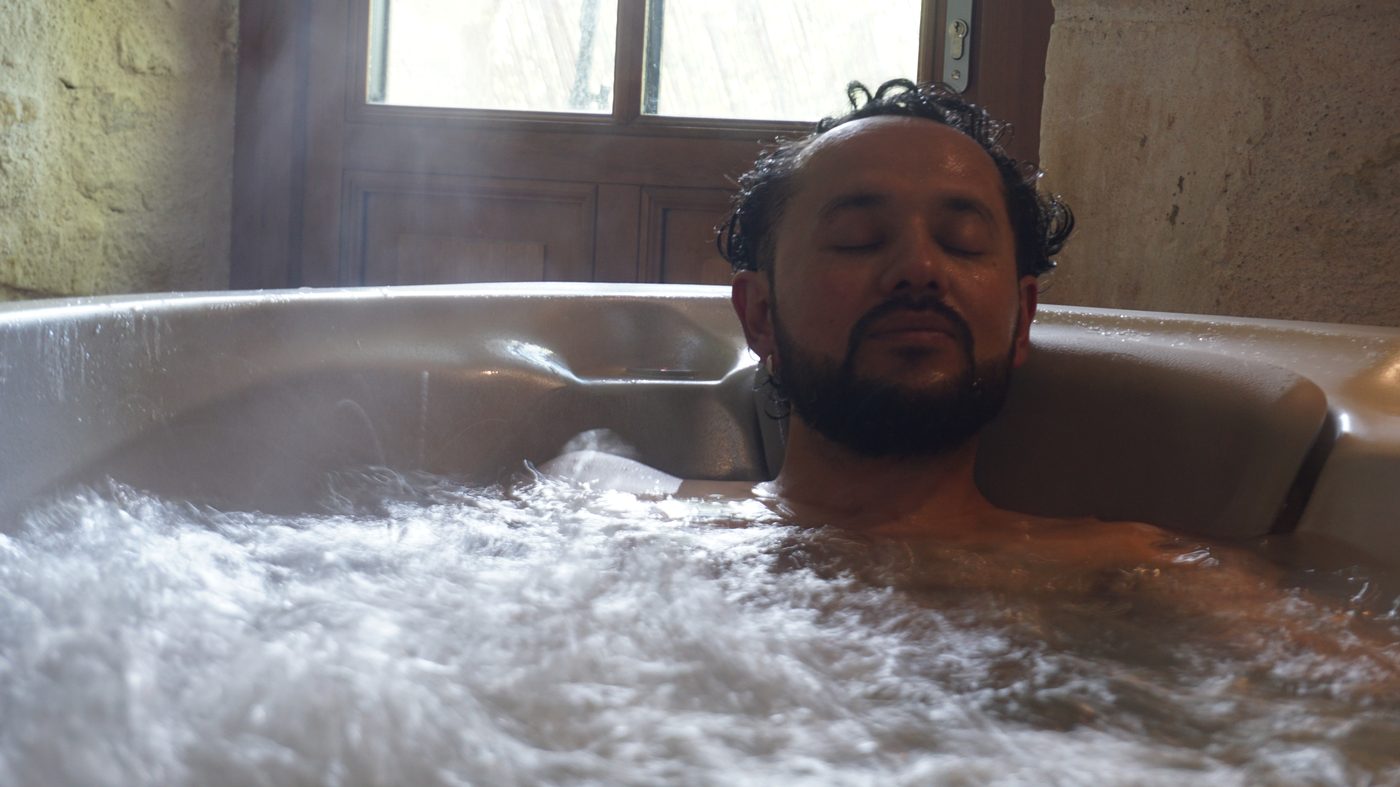 Le bain à remous